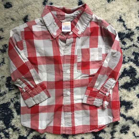 (2) Toddler boy sz 12-18m Gymboree button downs - Picture 2 of 3